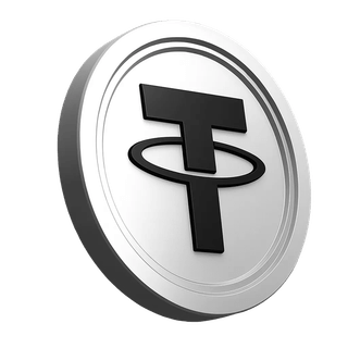 Componente de la moneda Tether USDT en la sección de confianza de la comunidad de trading